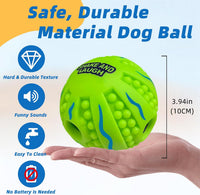 Dog Toys Ball, Interactive, M - Spiky, Wave / L 3.94 in (10 cm) - image 2