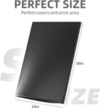 ESTHELLO Cat Litter Mat Honeycomb Double Layer Design 24’’ x 15’’ Gray – Daily Care for Cats - Black / 30x24 Inch - image 2