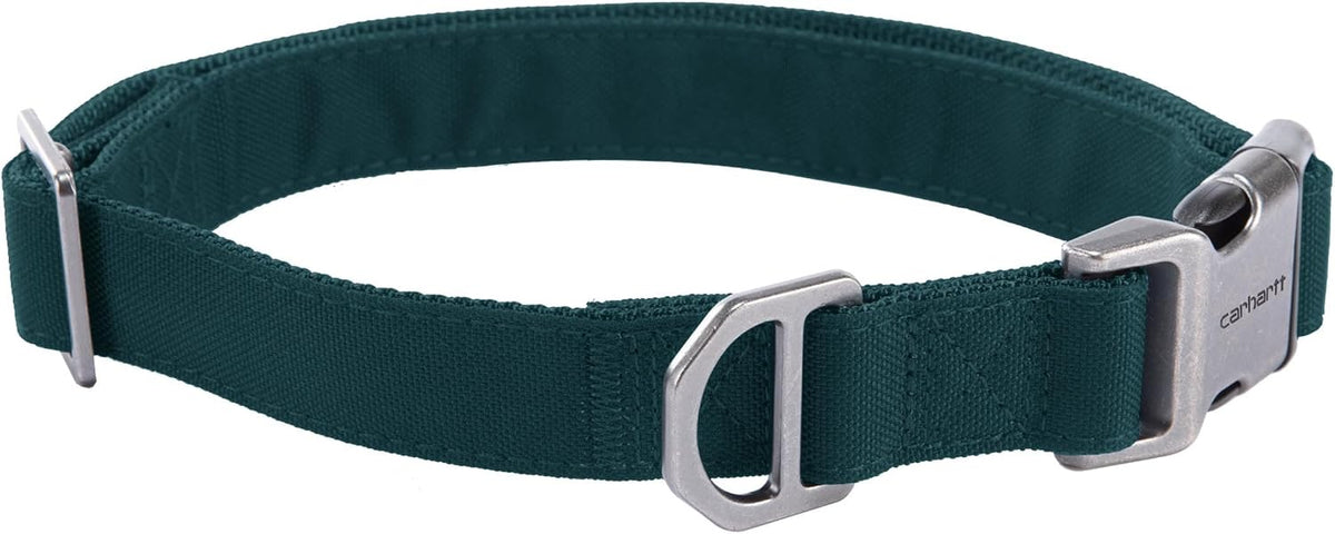 Carhartt Field Nylon Dog Collar Industry Red Medium – Essentials for Dogs - Greenstone / Large