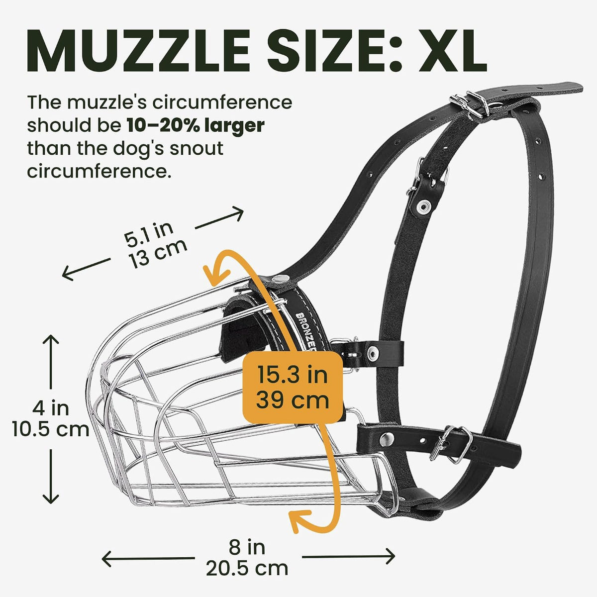 Stainless Steel Wire Basket Dog Muzzle for Husky – Essentials for Dogs - Stainless Steel / Cane Corso - image 3