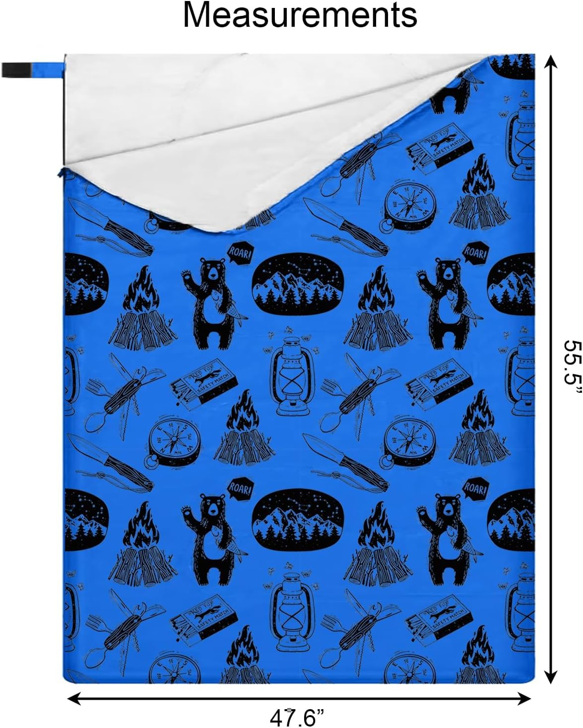 KidzAdventure kids sleeping bag in pink Best Friends print with kittens and puppies - view 12