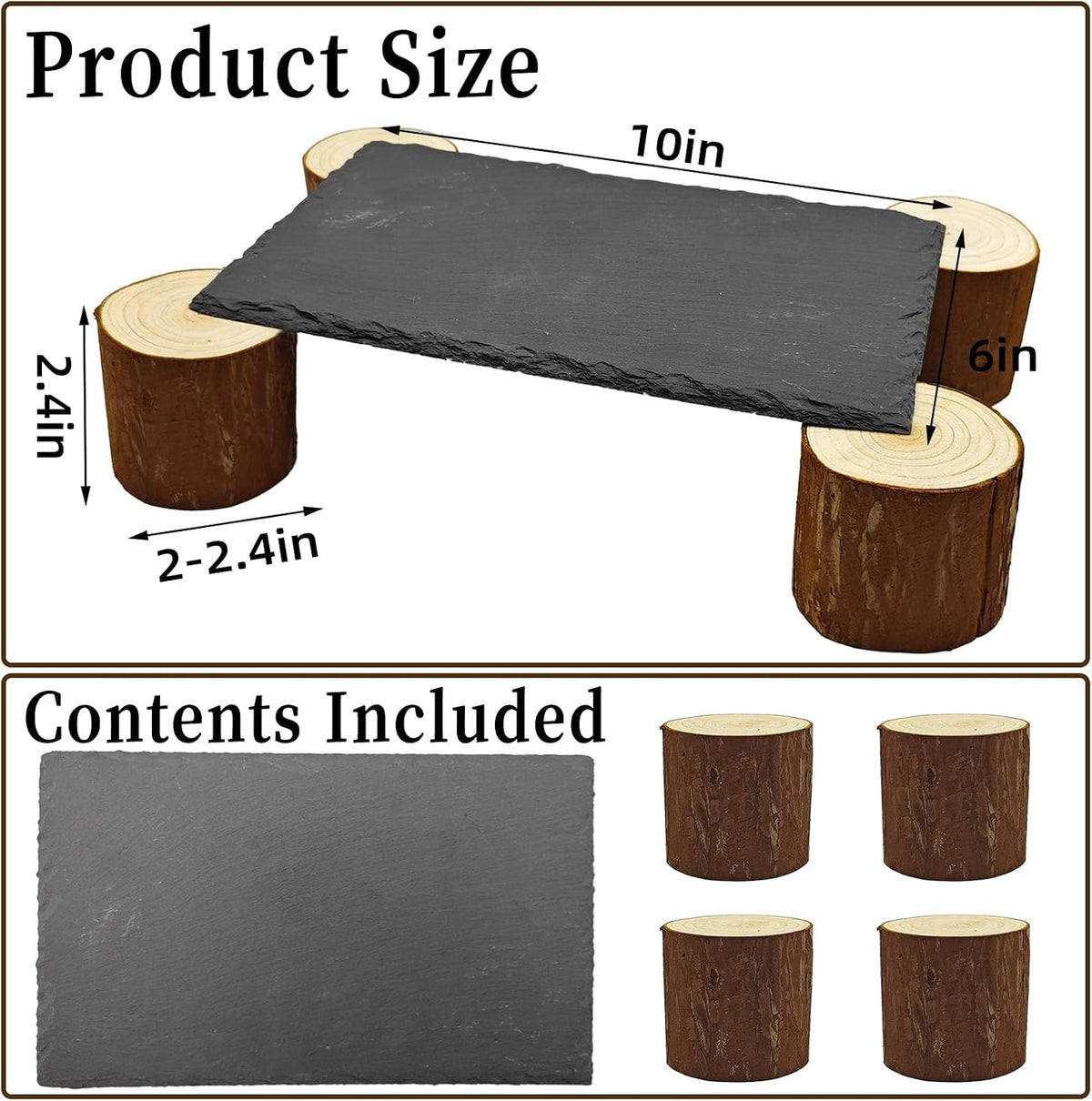 Bearded Dragon Basking Platform - XL - 10" x 6" x 2.4" - image 3