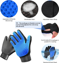 Dog & Cat Brush, Pet Grooming Kit 4PCS, Dog Brush for Shedding - 4PCS-Blue - image 3