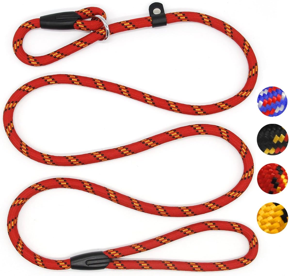 Dog Rope Leash, Dog Training Leash for 10-80 lb - Red