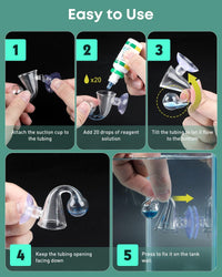 Pawfly Glass CO2 Drop Checker for Aquarium CO2 Indicator for Planted - 2 PCS - image 3