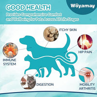 Camling Oil for Dogs and Cats - Camling Oil Drops Rich in Omega 3, 6, 9 and Organic Extract Helps Pets with Аnxiеty & Strеss, Hip & Joint, Skin & Coat Support (4 Pack)