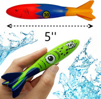 Haktoys Pool Diving Toy Set, Sinking Torpedoes for Kids & Adults - Multicolor Diving Bundle - image 3