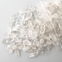 gemshan 2lb Rose Quartz Chips Natural Crushed Crystal Chip Bulk - Clear Quartz - image 4