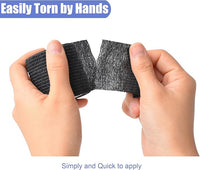 9 Pack 2" x 5 Yards Self Adhesive Bandage Wrap Self Stick Wrap for Ankle, Wrist, Finger, Sports, Breathable Cohesive Vet Tape for Pets (Black)