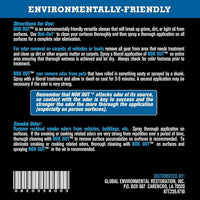 NOK OUT Odor Remover, Pet Deodorizer and Cleaning Spray, Made in the USA, 32 Fluid Ounce Spray