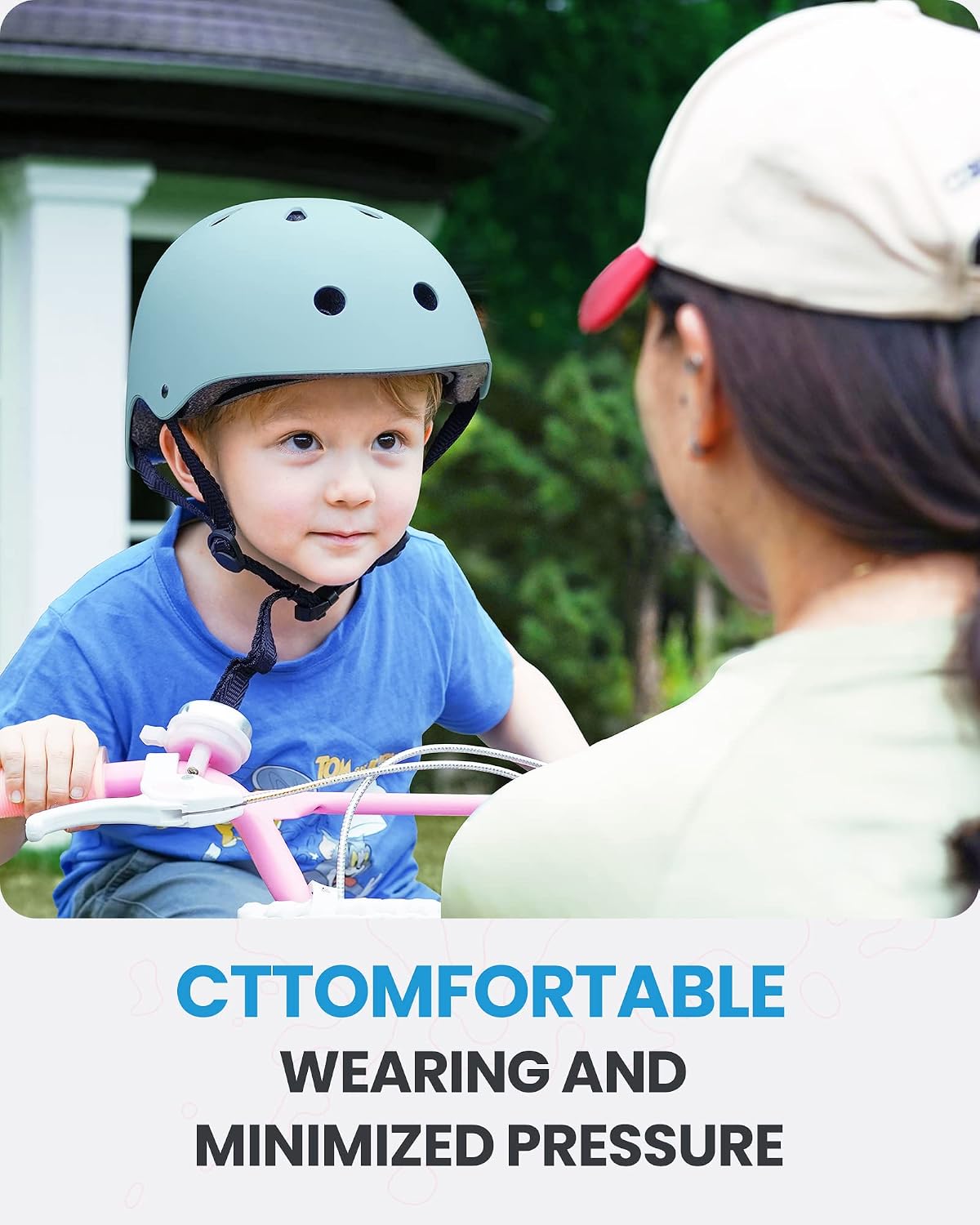 OutdoorMaster Kids Bike Helmet, Adjustable for Cycling & Skating – Fun for Kids & Family - Matte Mint / Medium: 20.5-21.7 in. / 52-55 cm - image 2