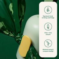 Earth Rated Dog Poop Bag Holder & Leash Dispenser - 1 Dispenser, 15 Bags / Unscented - image 4