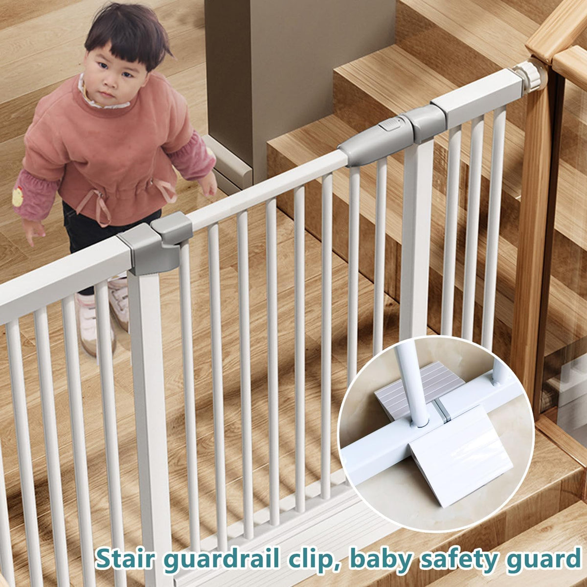 6 PCS White Plastic Triangle Support Feet for Pet and Baby Gates - image 4