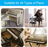 2 Pack Piano Keyboard Stickers for 88/76/61/54/49 Keys - 1 - image 3