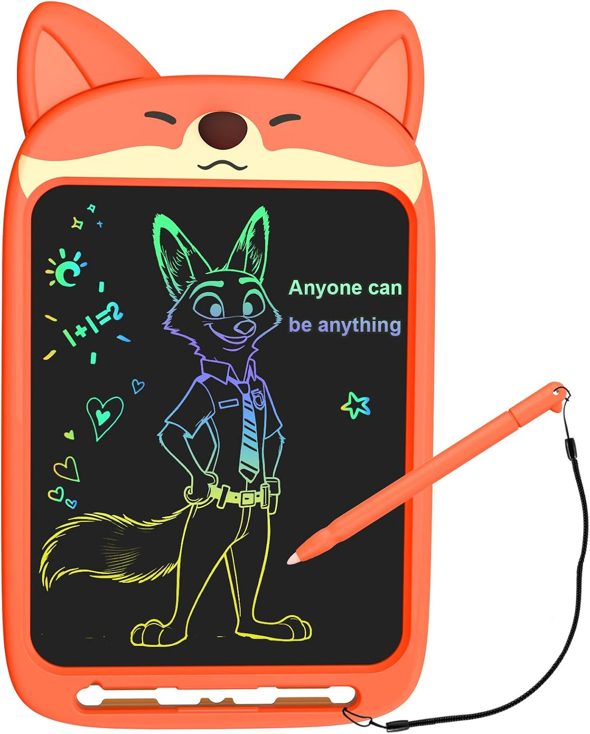 CHAFEGY lion LCD writing tablet for kids, 10 inch colorful doodle board with stylus - view 3