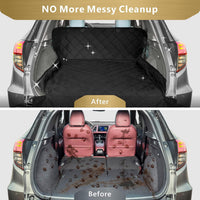 SUV Cargo Liner for Dogs - Trunk Cover for SUV with Bumper Flap Protector – Essentials for Dogs - Black / Extra Large: 55'' x 106" - image 3