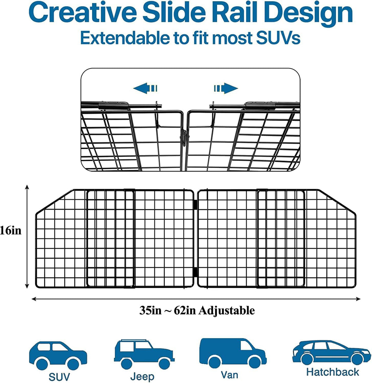Dog Car Barrier for SUV Trunk Cargo Area - image 2