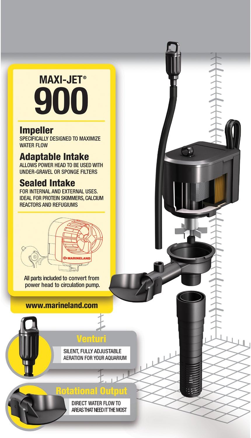 Marineland Maxi-Jet 400 Multi-Use Water Pump & Power Head – Essentials for Fish - 230/1000 gph - image 4