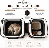 Foldable Pet Kitten Playpen - Brown / Medium (2-IN-1) - image 3
