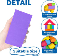 Pairez Toys 36 piece large soft foam stacking blocks for toddlers in six colors - view 5