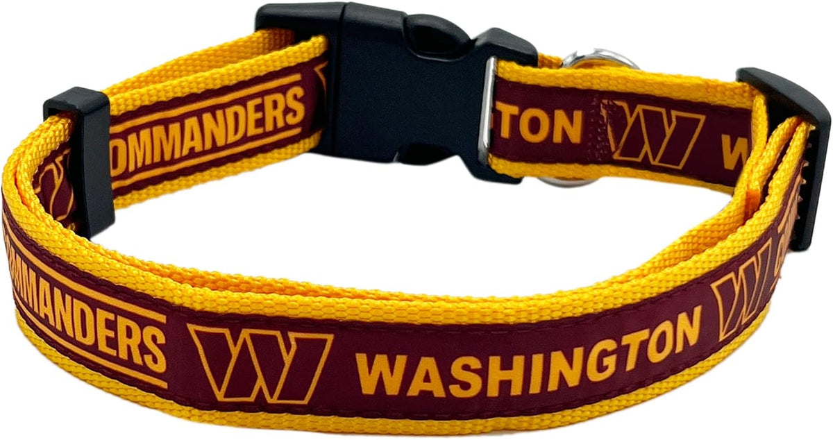 NFL Vikings Dog & Cat Collar - Washington Commanders / Large - image 2