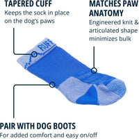 Ruffwear, Bark'n Boot Dog Socks - Blue Pool / 2.00 in/ 2.25 in - image 3