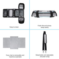 Airline Approved Pet Carrier, Large Soft Sided Pet Travel TSA Carrier 4 Sides Expandable Cat Collapsible Carriers with Removable Fleece Pad and Pockets for Cats Dogs and Small Animals