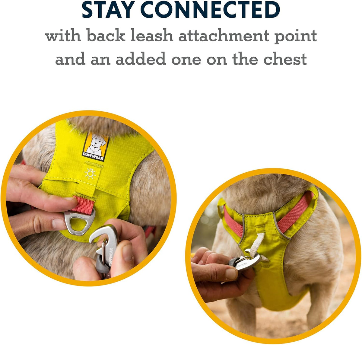 Ruffwear, Hi & Light Dog Chest Harness - Sage Green / XXX-Small - image 3