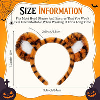 WILLBOND 3-pack plush cow ears headbands with horns for costumes - view 11