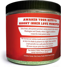 Fiend Catnip Safety-Cut 100% Pure Potent Fine Cat Nip for Cats & Kittens – Ultra Potent, North American – 1 Cup (34.5g) Canister – Go Ahead, Create a Monster!