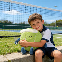 Cute Volleyball Plush Volleyball Gift Stuff Soft Sports Throw Pillow – Fun for Kids & Family - Tennis Ball Pillow - image 3