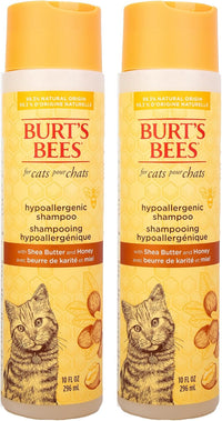 Burts Bees for Pets Hypoallergenic Cat Shampoo, Unscented - 10 Fl Oz (Pack of 2)