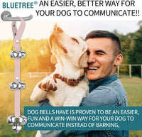 BLUETREE Dog Doorbells Premium Quality Training Potty Great Dog Bells - 03-Light Pink - image 4
