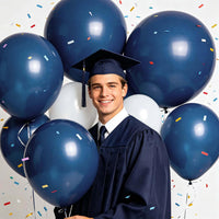 ASIYUHY Red Balloons 18 Inch 12 Pack Large Latex Party Balloons – Fun for Kids & Family - Navy Blue Balloons - image 3