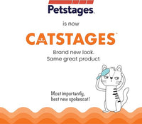 Catstages Strawbabies 3-Pack Catnip Cat Toys for Dental Health, Feather & Crinkle Teething Toys for Kittens and Indoor Cats, Interactive Play, Pink