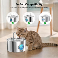 16 Pack Replacement Filters for Cat/Dog Water Fountain - 16 Filter+1 Brush - image 2
