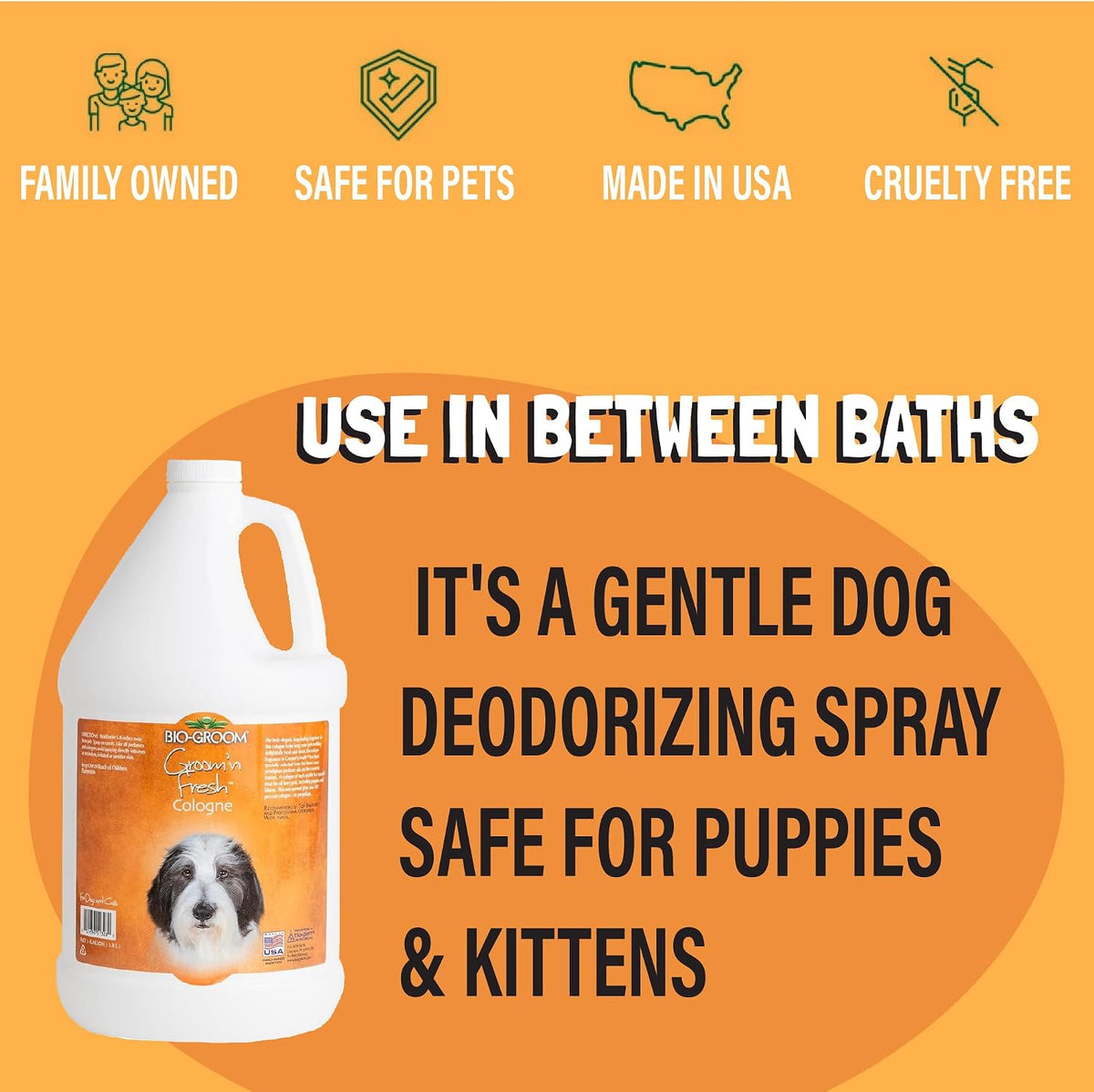Bio-groom Groom'n Fresh Dog Cologne, Deodorizing Spray - Groom'n Fresh / 8 Fl Oz (Pack of 2) - image 2