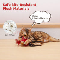 Potaroma Cat Toys Chirping Birds 2 Pcs with Catnip SilverVine - image 4