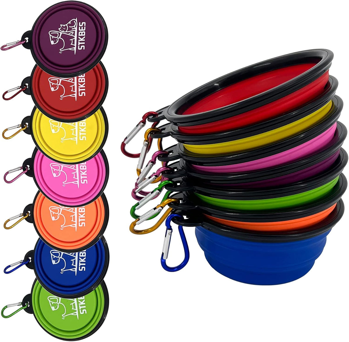 Collapsible Dog Bowl, Portable, Safe, Reusable - image 2