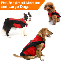 Gimilife Dog Coat, Waterproof Reflective Warm Dog Jacket Clothes for Winter – Essentials for Dogs - Red / XL ( 42-65 LB | 20.47"Neck Girth ) - image 4