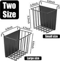 2PCS Rabbit Hay Feeder Guinea Pig Hay Feeder with Heavy-Duty Metal - 2 piece / Matte Black - image 2