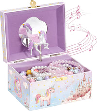 ProCase Musical Unicorn Jewelry Box for Girls, Spinning Unicorn – Fun for Kids & Family - Unicorn (Box Only)
