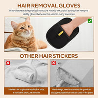 Pet Hair Remover Glove for Cats & Dogs, Cat Grooming Gloves for Hair Removal, 2025 New Upgrade Efficient Grooming Glove for Pets Hair, Grooming Clothes, Sofas(2pcs)