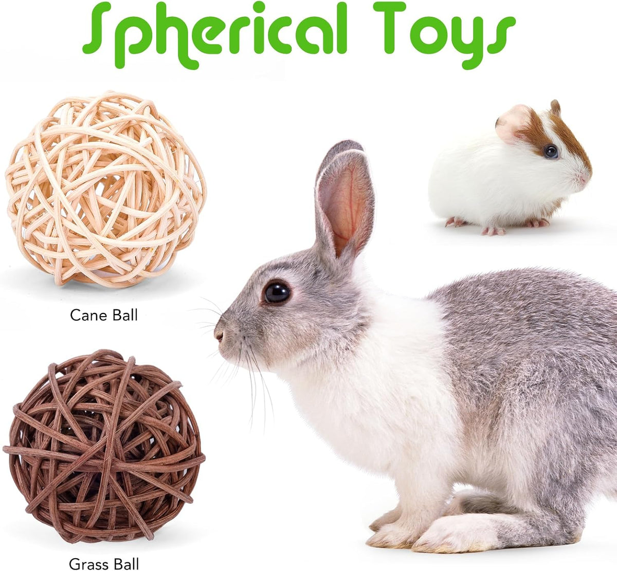 52Pcs Rabbit Chew Sticks, Guinea Pig Toys - 24Pack-Set - image 3