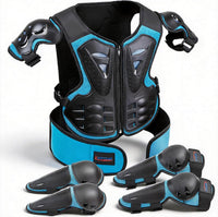 DBaoXiaoMu kids dirt bike gear armor vest suit with chest, back, knee and elbow protection - view 3