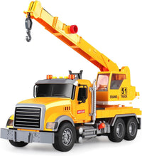 Dwi Dowellin Kid Trucks Toys for Boys Age 3-5 - crane tuck