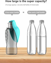 Kalimdor Dog Water Bottle - 27oz Pink - image 2