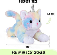 Bunny Microwavable & Weighted Stuffed Animals - Kitty Unicorn - image 3
