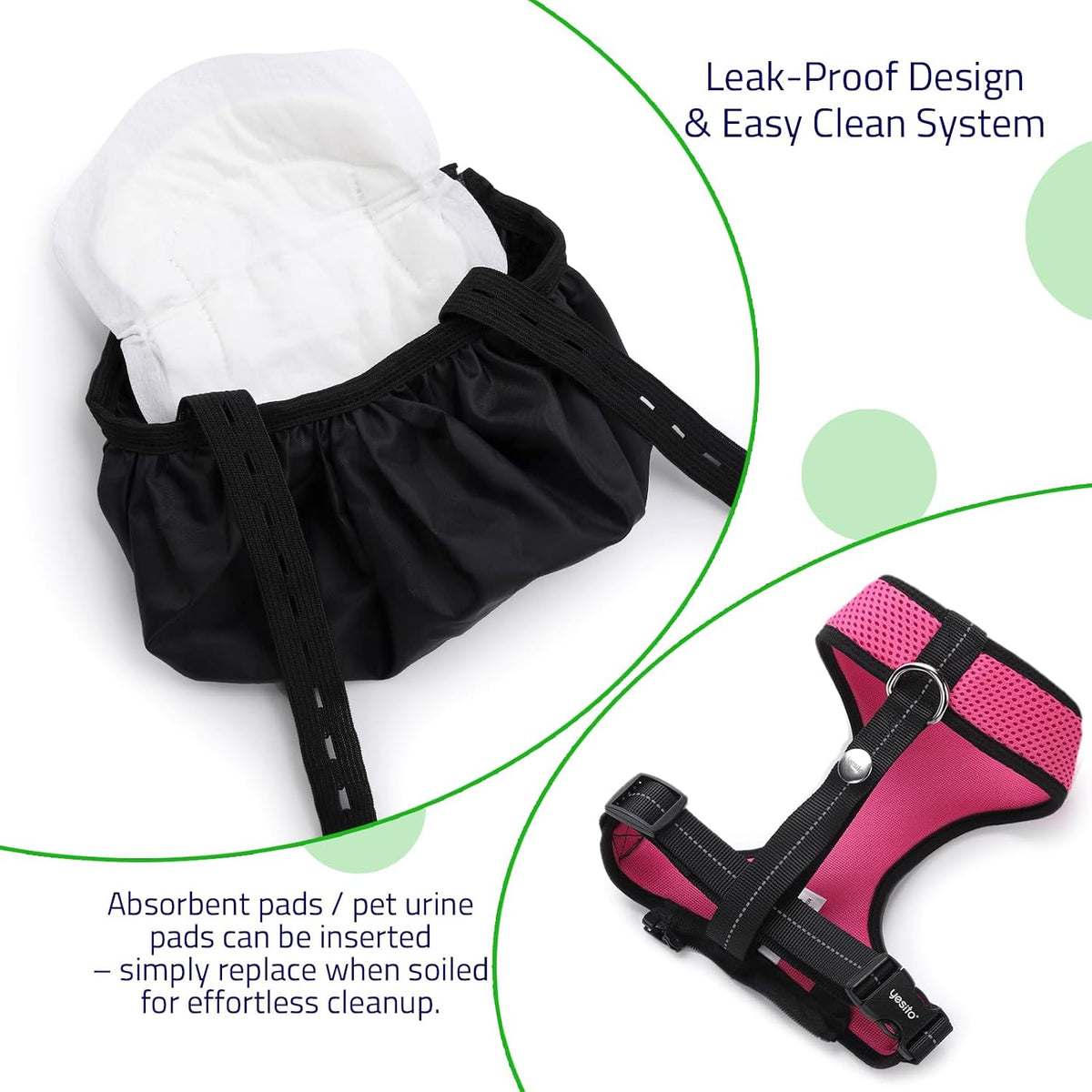 Adjustable Chicken Harness Diaper - Large / Red - image 4