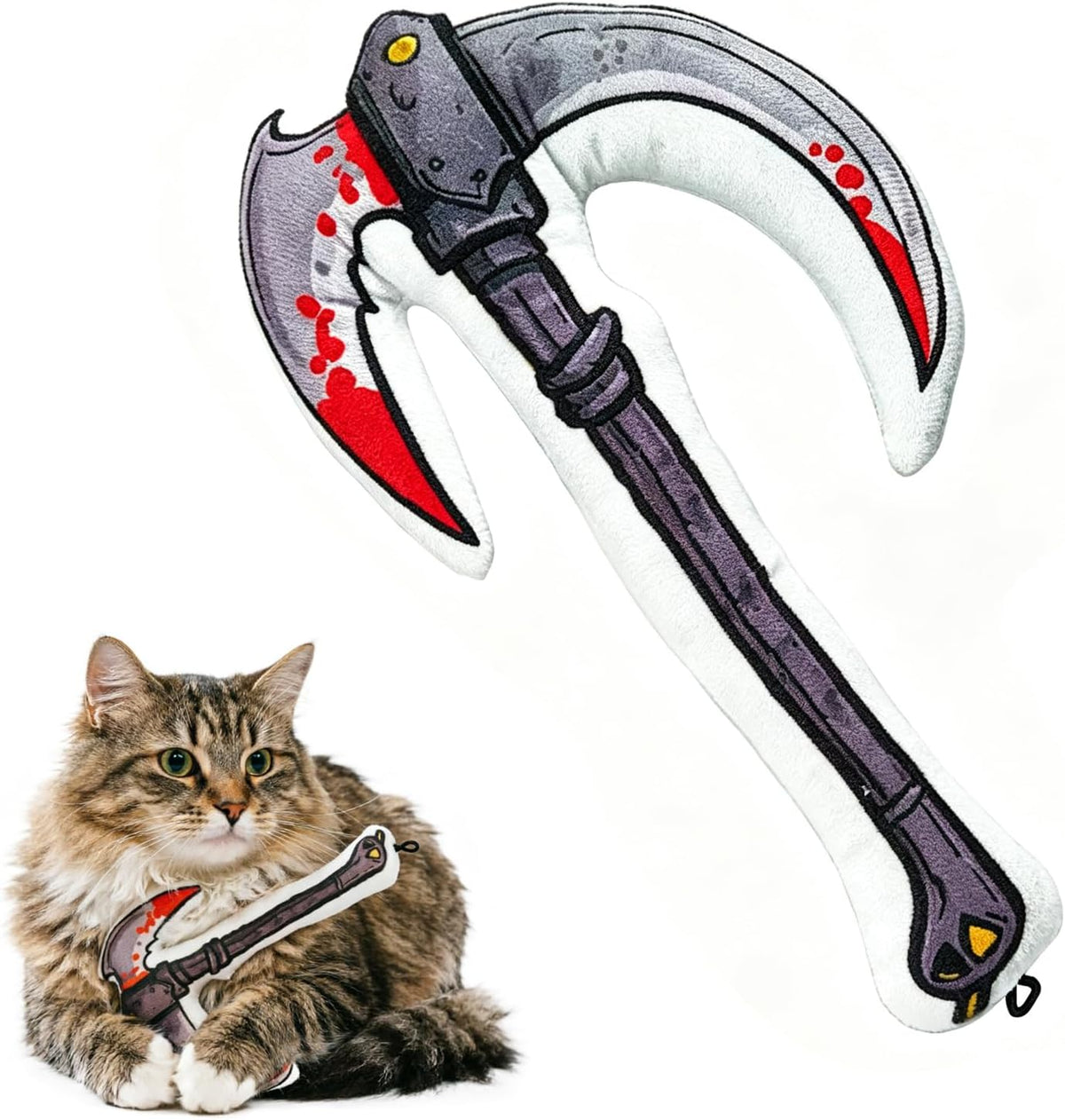 Catnip Toy [2000mg Premium Catnip] - Sickle Style